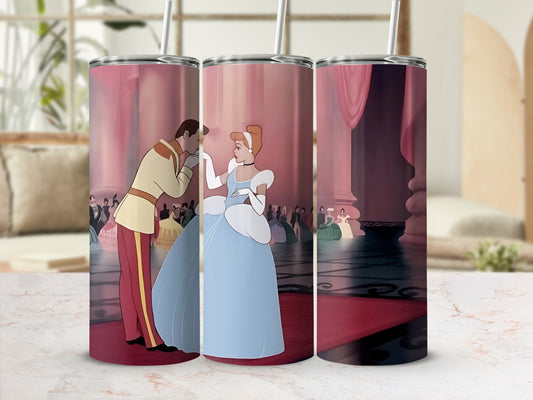 Classic Fairytale Dance Scene Design Tumbler Cup