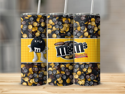 Pittsburgh Steelers M And Ms Winning Size Design Tumblers
