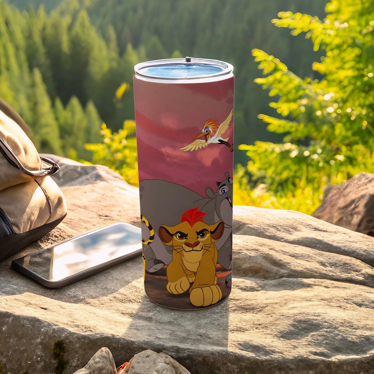 The Lion Guard Tumbler with Cartoon Characters