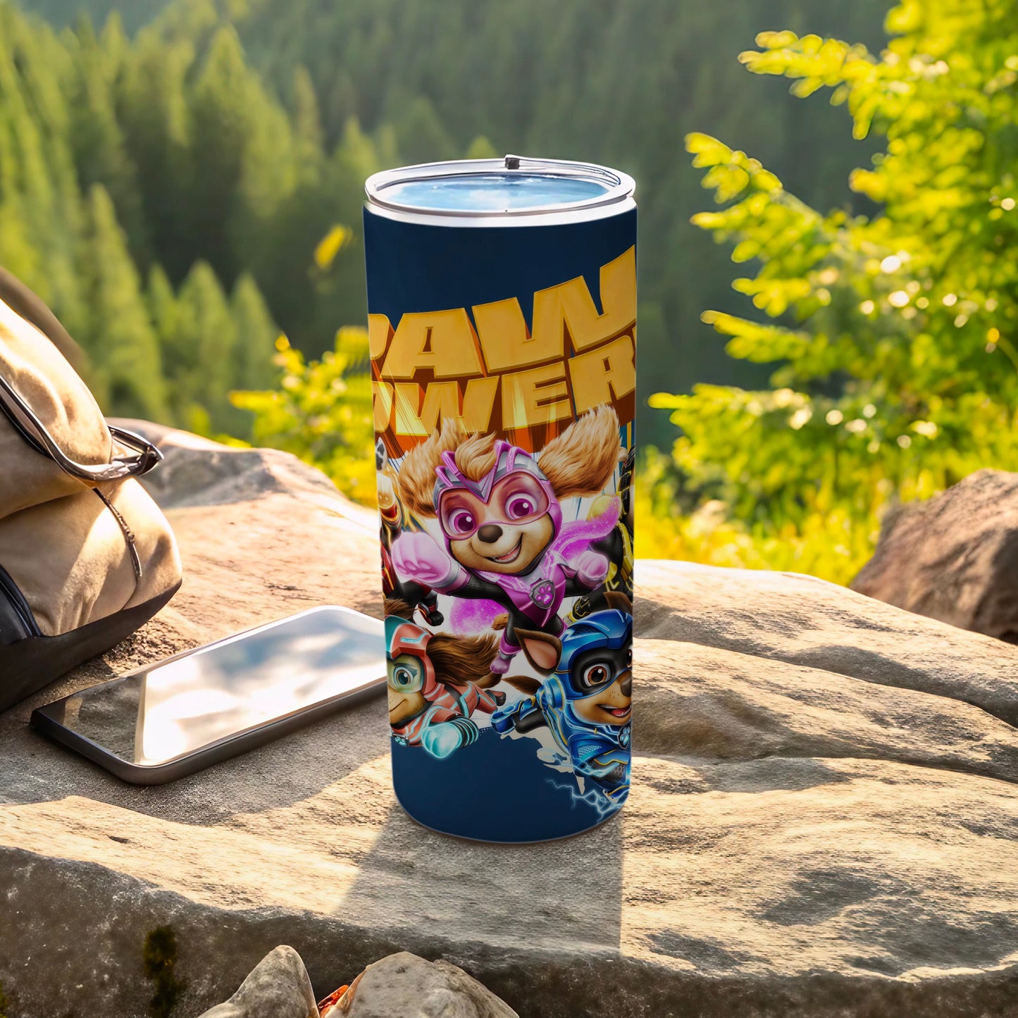 PAW Power Superhero Characters Theme Insulated Tumbler