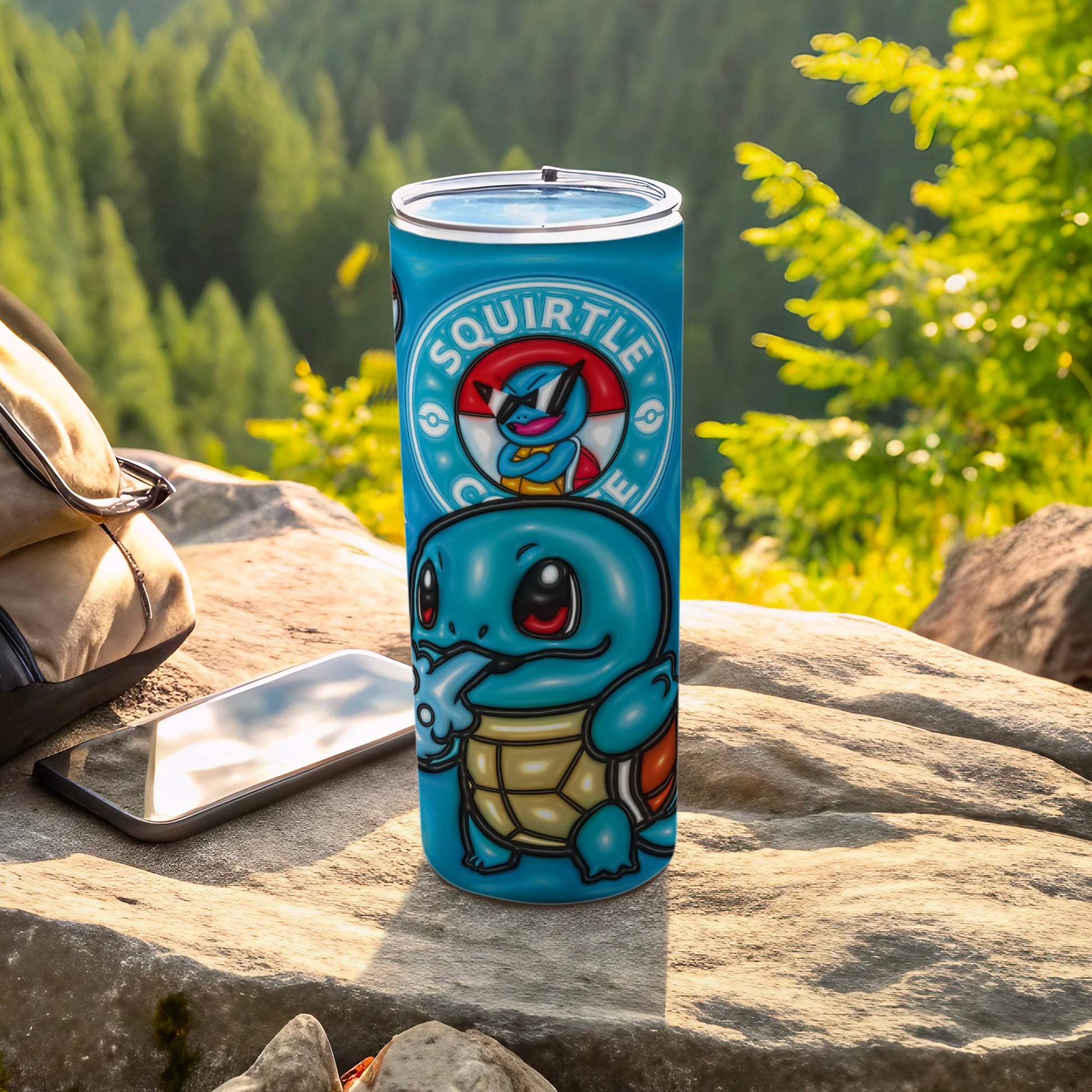 Blue Squirtle Pokémon character design tumbler cup product type