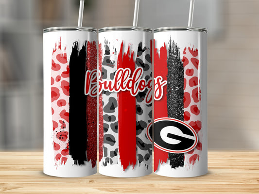 Bulldogs Brush Strokes with G Logo University Tumblers