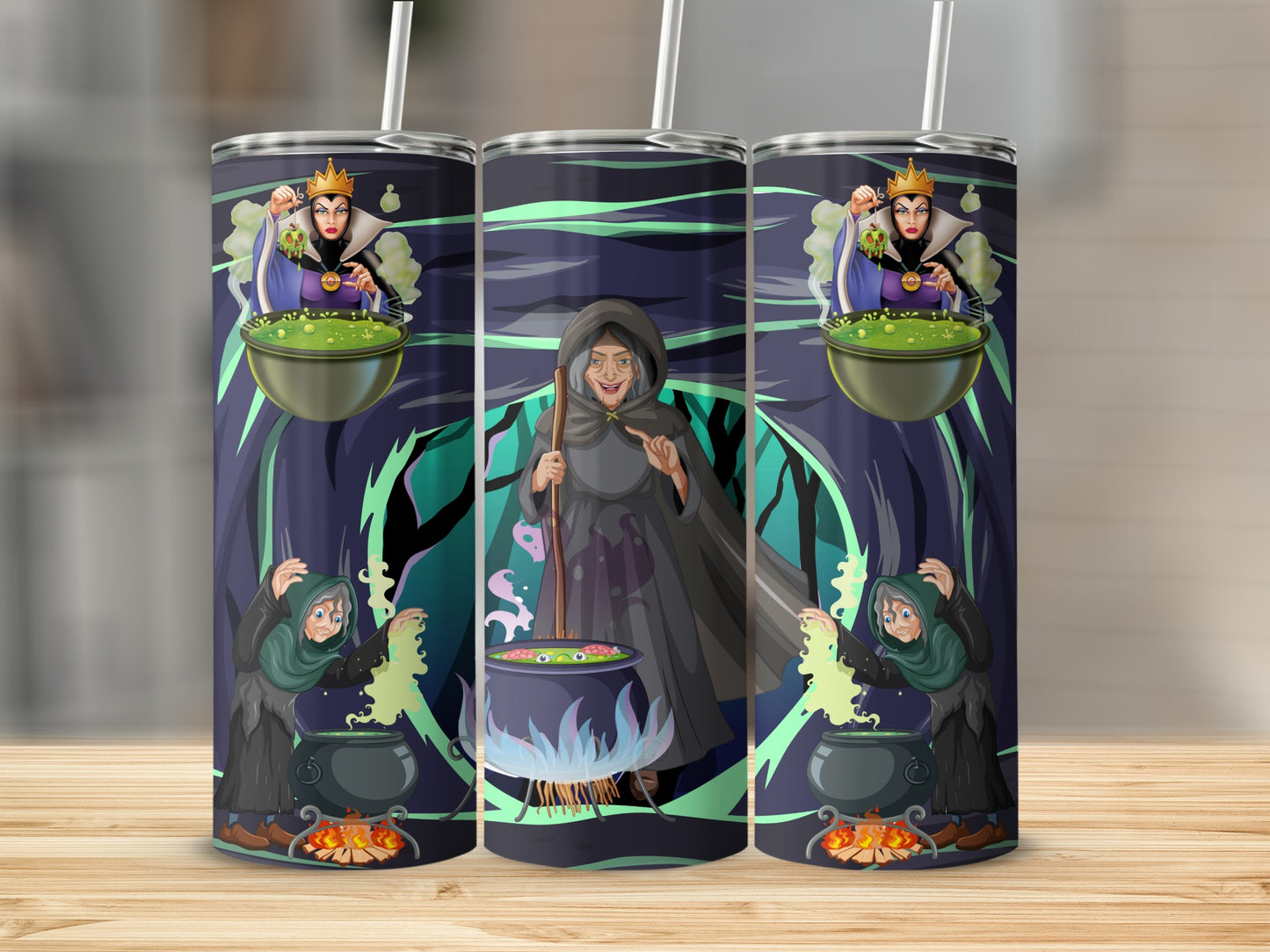Witch Brewing Potion Design Tumbler for Halloween Season