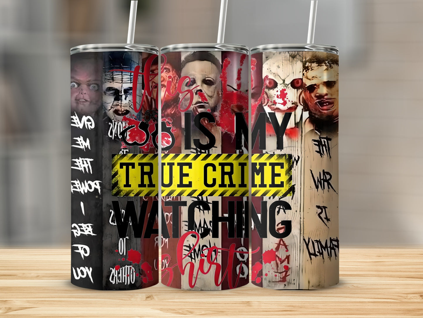 True Crime Collage Horror Movie Watching Tumbler
