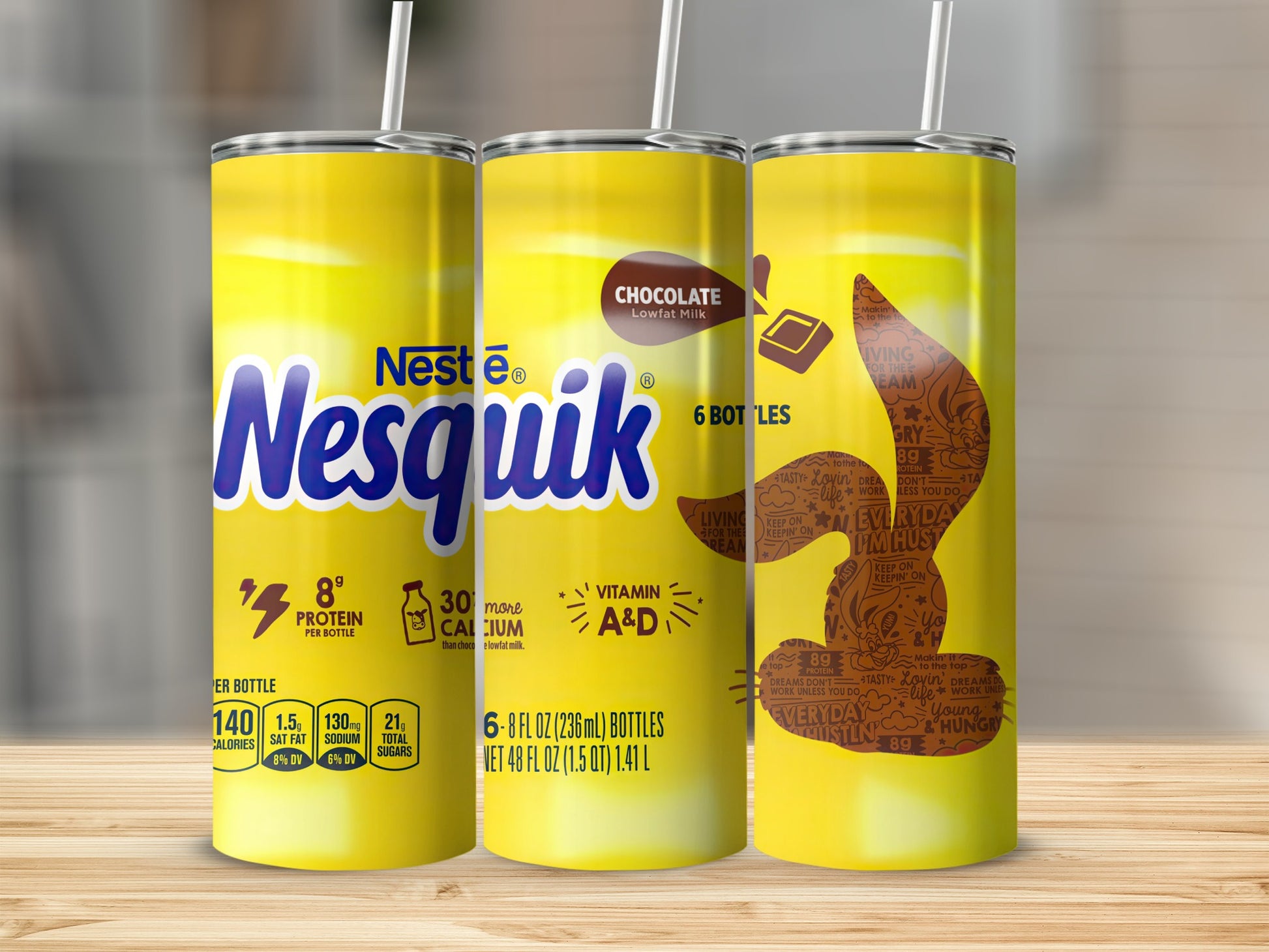 Nestlé Nesquik Chocolate Lowfat Milk 8g Protein Vitamin A&D product type