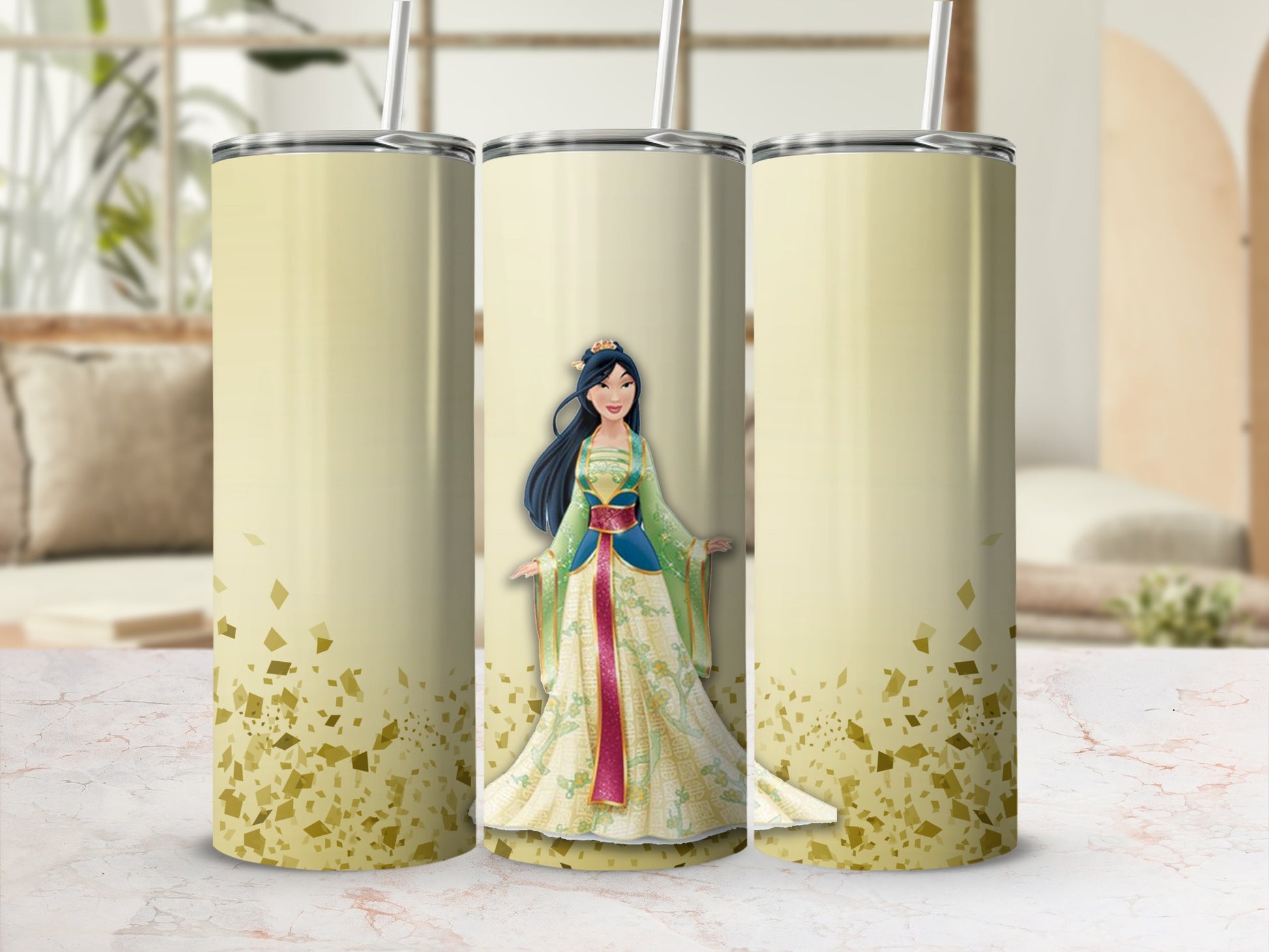 Fairytale Princess Illustration Tumbler Cup