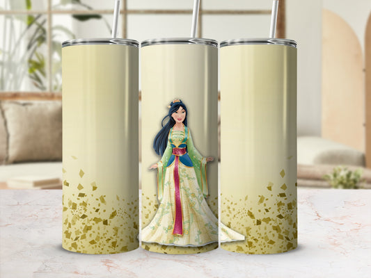 Fairytale Princess Illustration Tumbler Cup