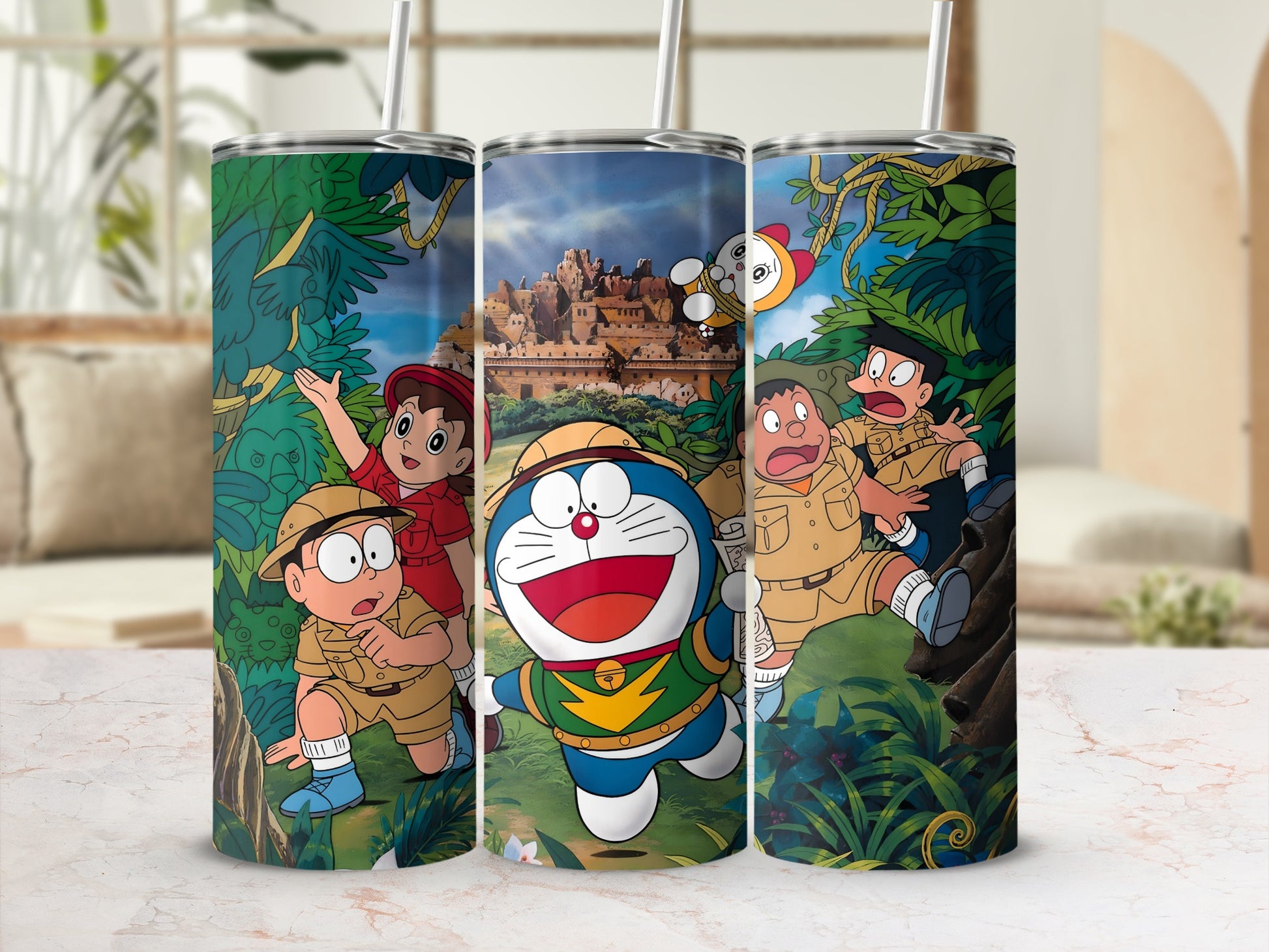 Adventure Cartoon Characters Drinkware Cup Tumbler