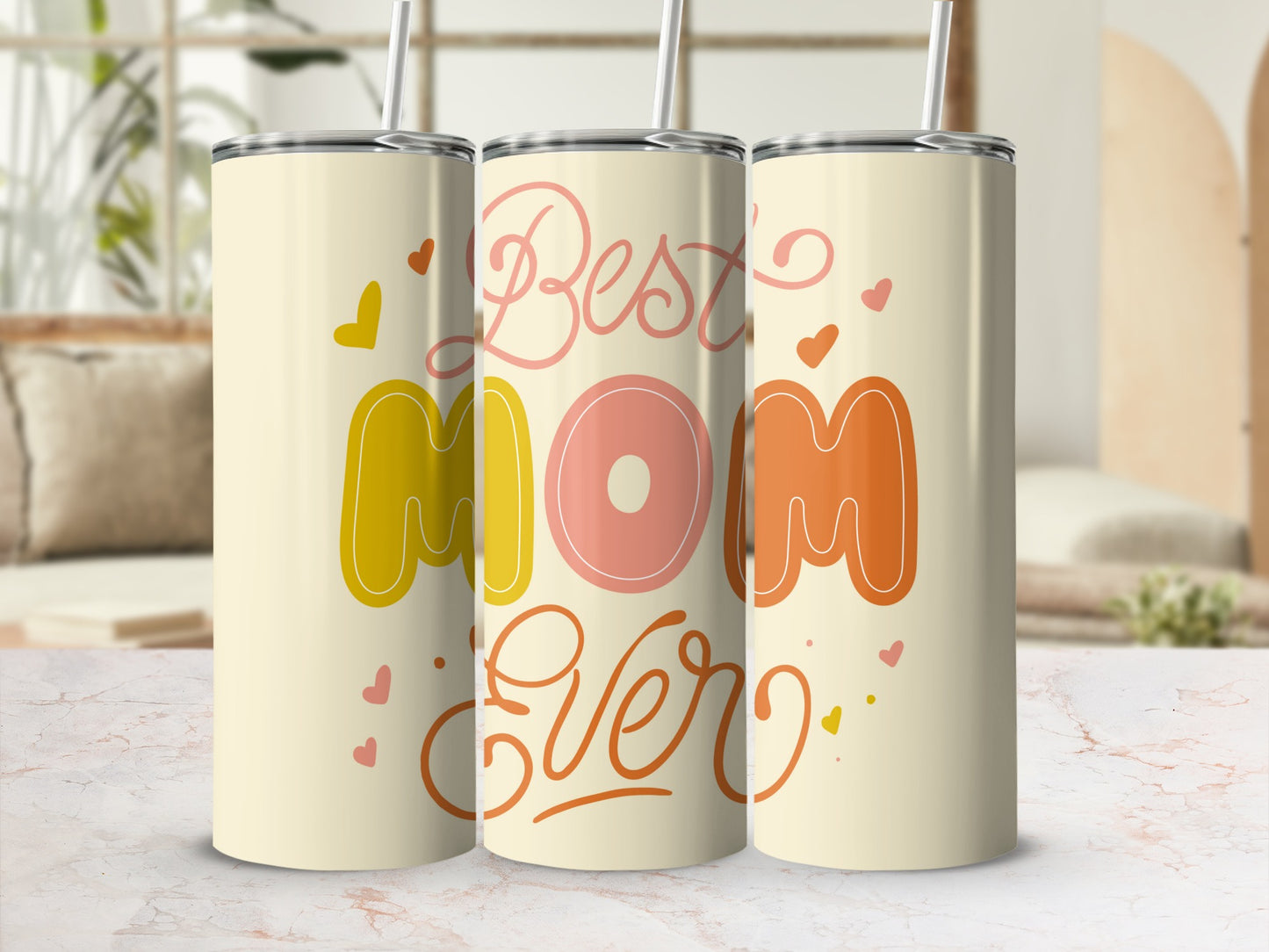 Best Mom Ever Tumbler Mother's Day Gift Cup