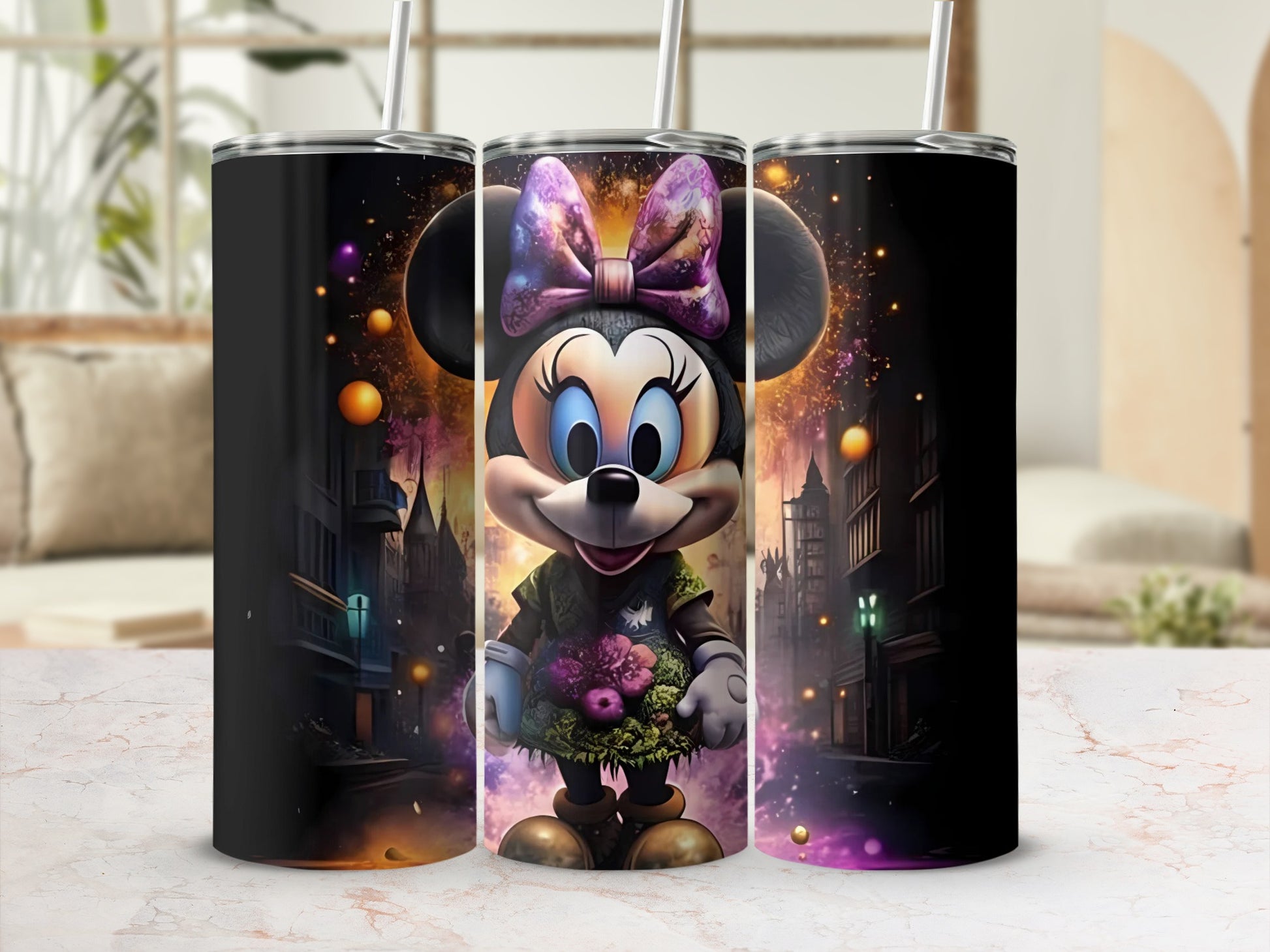 Colorful Urban Night Cartoon Character Design Tumbler