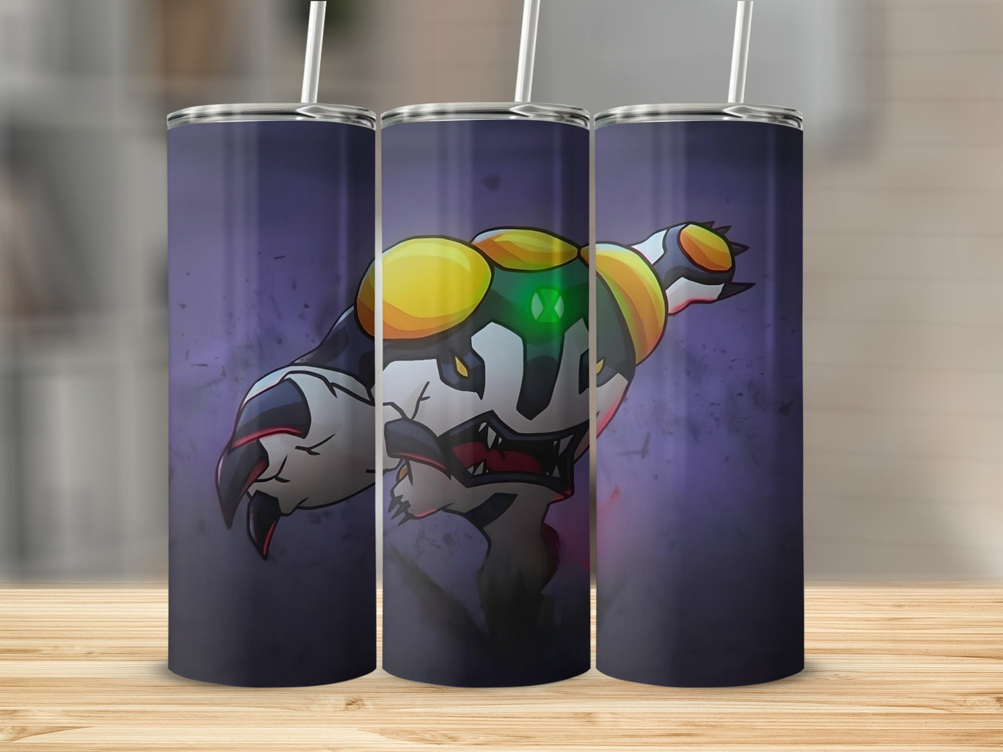 Fierce Dragon With Claws Graphic Design Tumbler