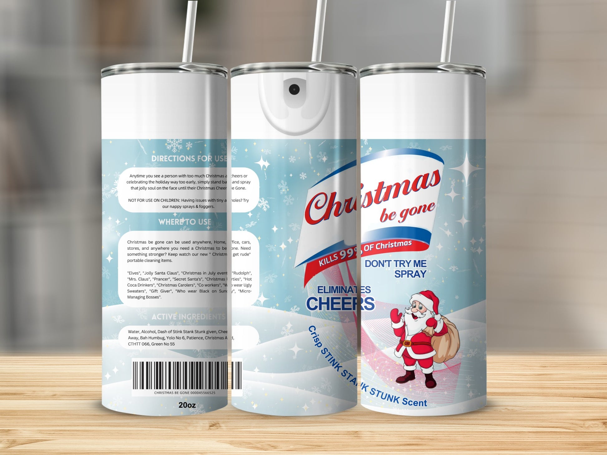 Christmas Be Gone Kills 99 Percent of Christmas Spray