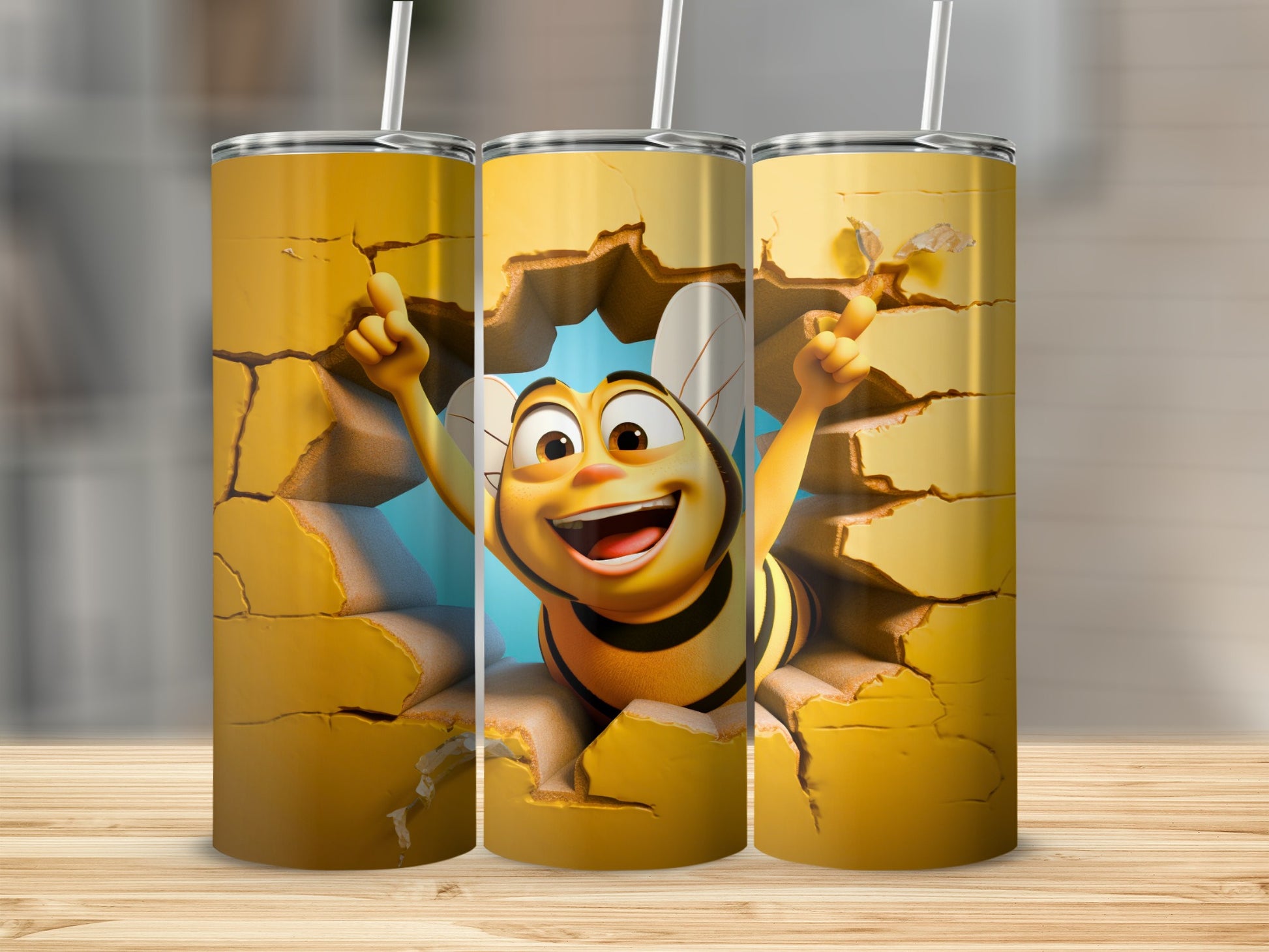 Yellow Cracking Design Happy Bee Movie Character product type
Bee Movie
Barry B Benson
Cartoon Bee
Animated Character
Yellow Tumbler
Cracking Design
Happy Bee
Movie Fan
Unique Design
Drinkware
Custom Tumbler
Honey Bee
Insect Theme
Children's Favorite
Fun Gift
Pop Culture
Character Art
Hive Design
Comedy Movie
Collectibles