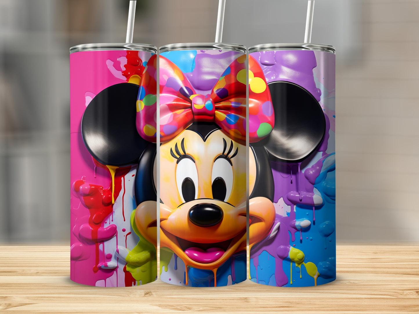 Colorful Cartoon Character Design Tumbler Cup