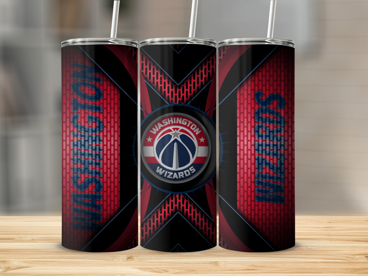 Washington Wizards NBA Basketball Team Logo Design Tumblers