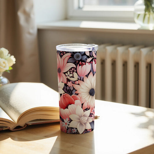 Stunning Floral Pattern Insulated Tumbler for Daily Use