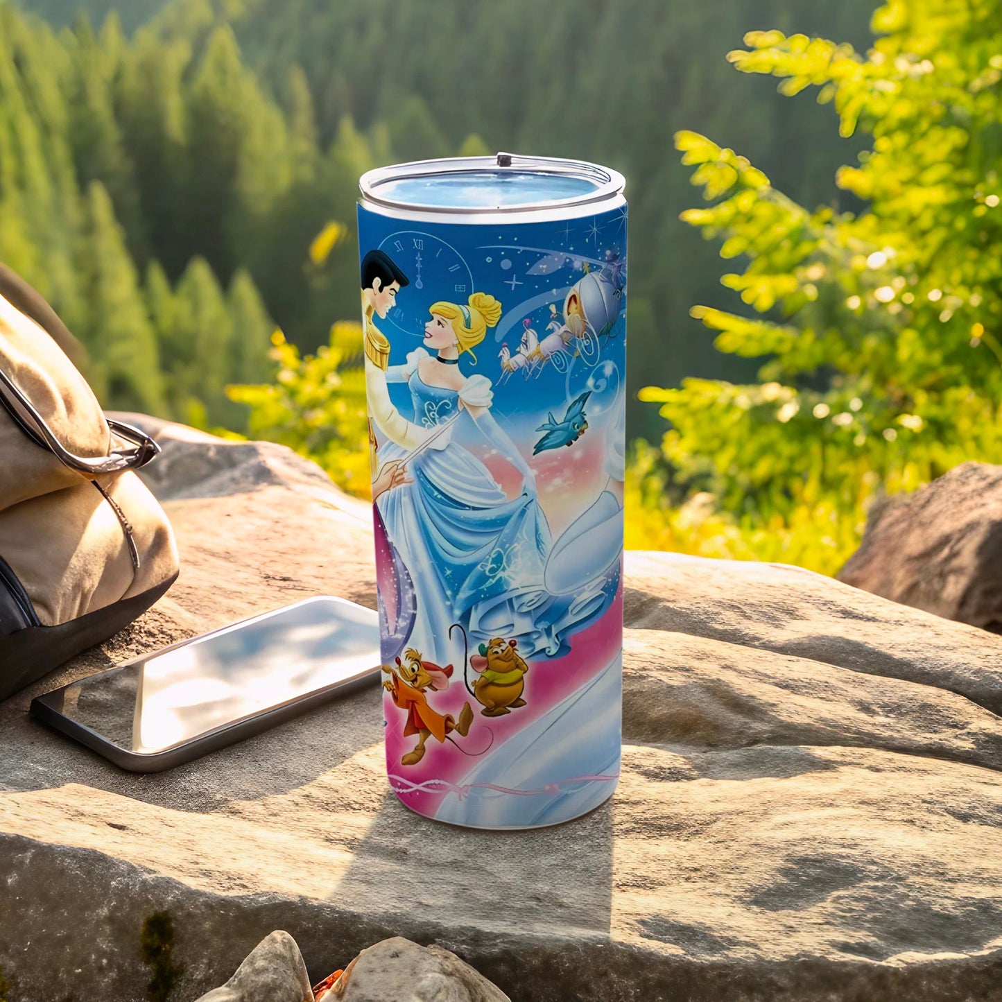 Cinderella and Prince Charming Insulated Travel Mug