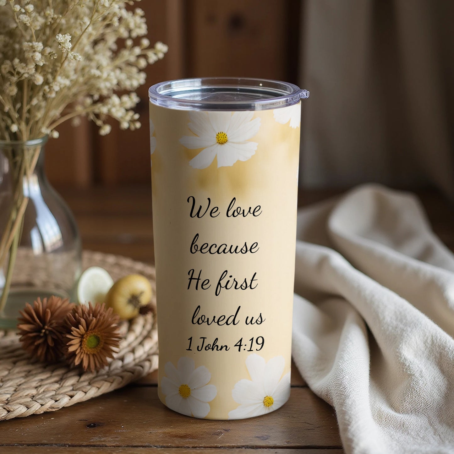 Inspirational Scripture Insulated Beverage Tumbler
