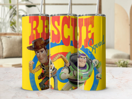 Rescue Squad Woody and Buzz Insulated Tumbler Cup