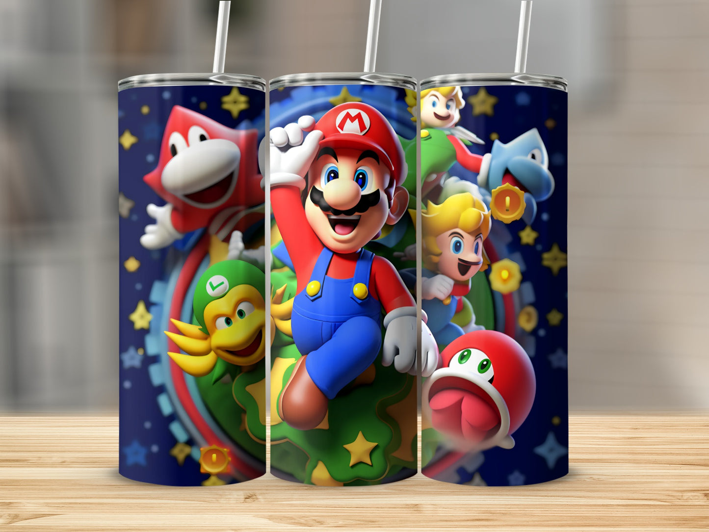 Colorful Cartoon Characters Stainless Steel Tumbler