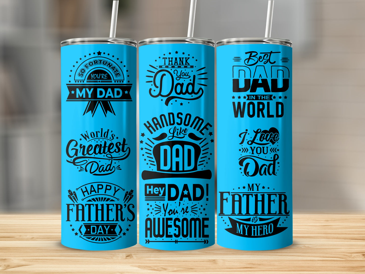 World's Greatest Dad Father's Day Gift Tumbler