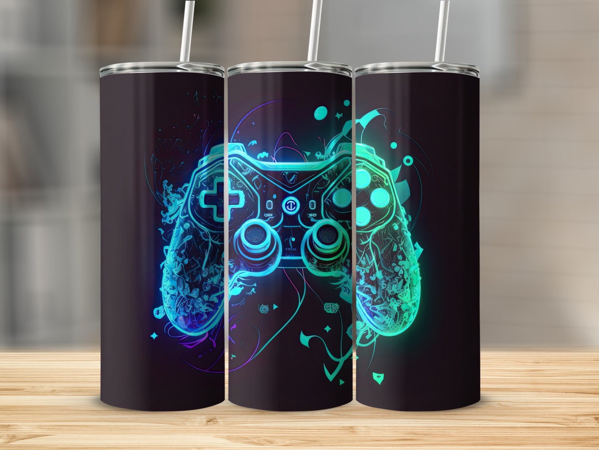 Gaming Controller Themed Tumbler for Gamers
