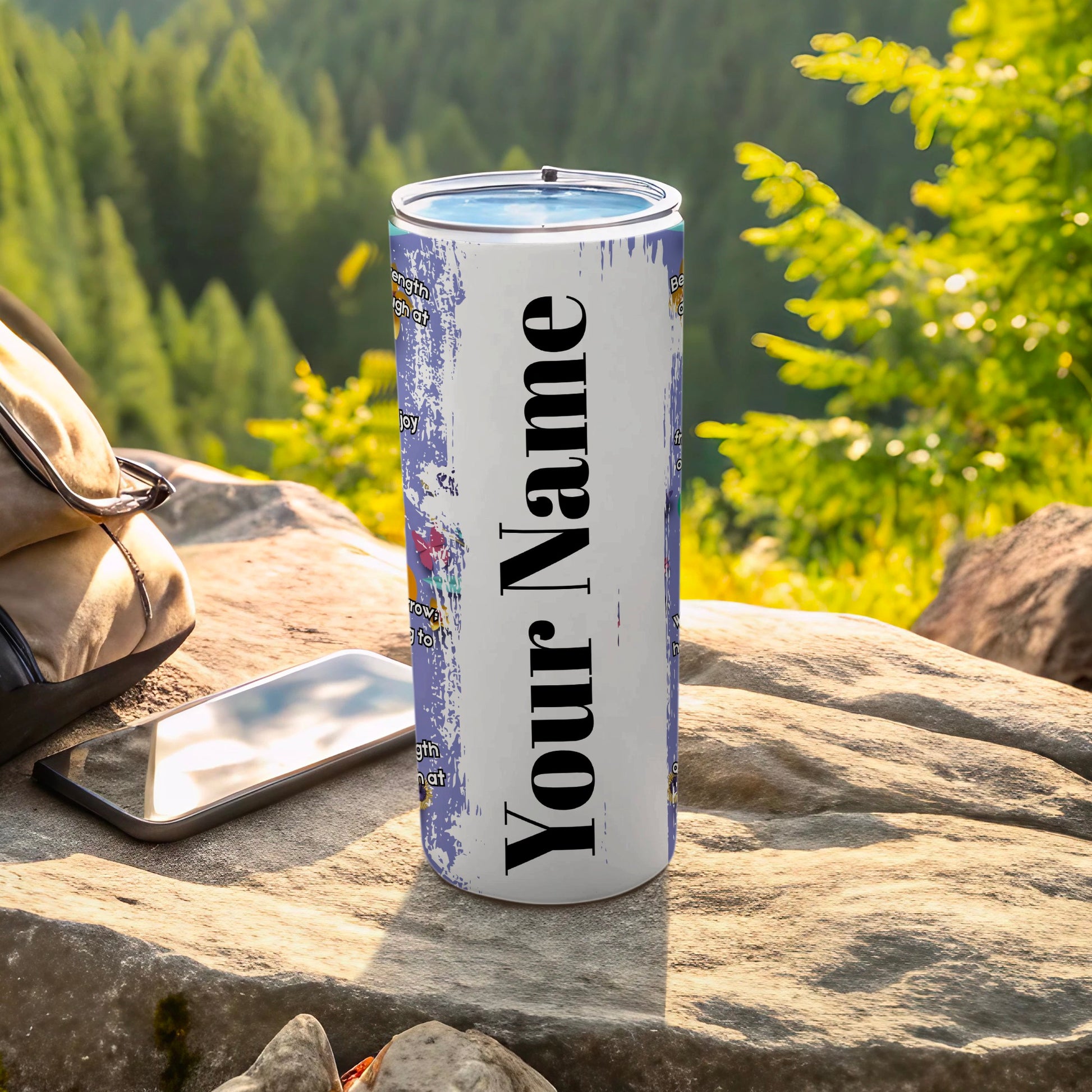 Customizable Travel Tumbler Perfect for Outdoor Adventures