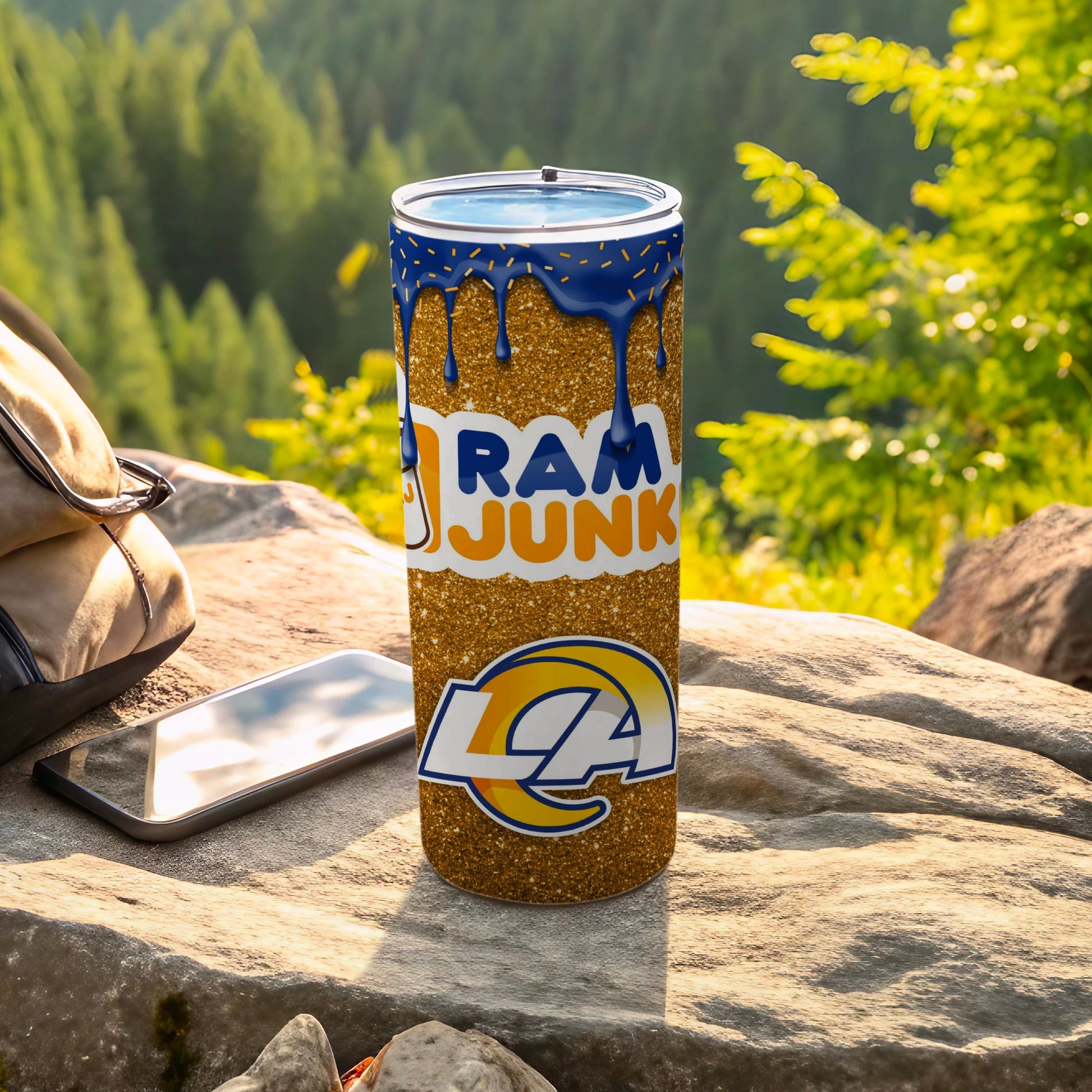 Stylish Ram Junk Design Insulated Tumbler for Travel