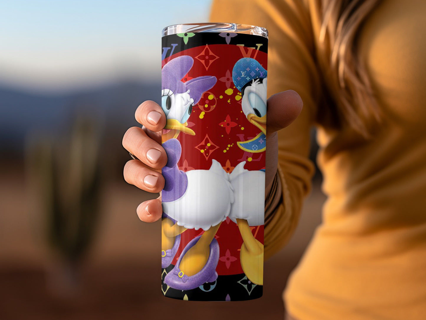 Colorful Duck Characters Design Insulated Tumbler