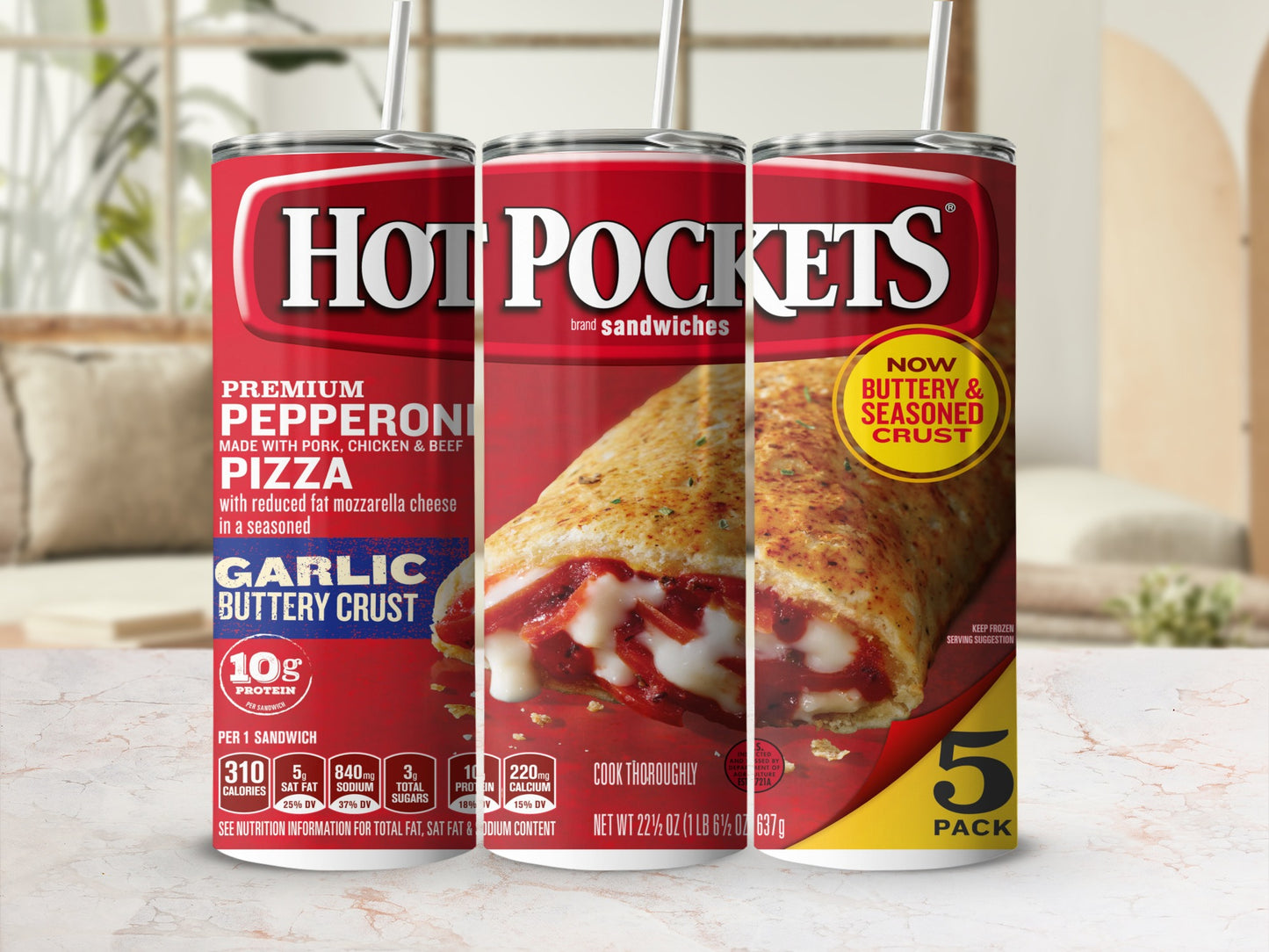 HOT POCKETS PREMIUM PEPPERONI PIZZA 5 PACK product type