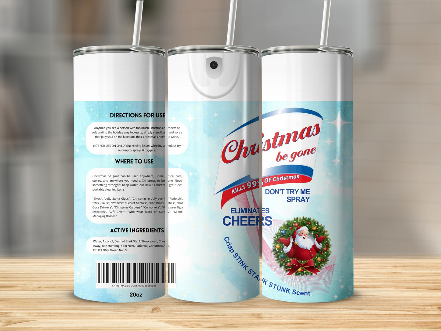 Christmas Be Gone Spray Eliminates Cheers 20oz Spray