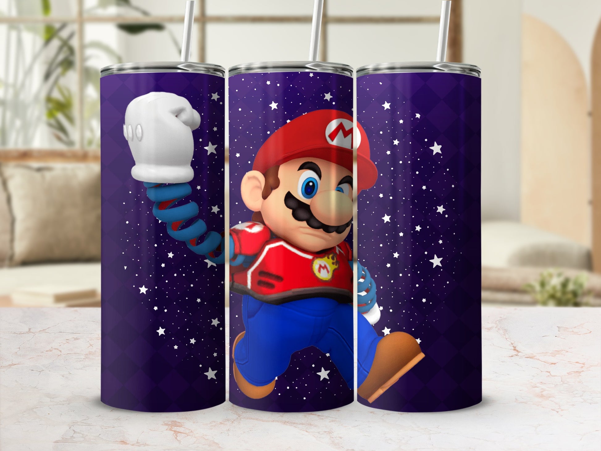 Fun Character with Stars Design Insulated Tumbler