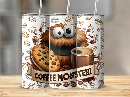 Coffee Monster Cookie and Coffee Lover Tumbler