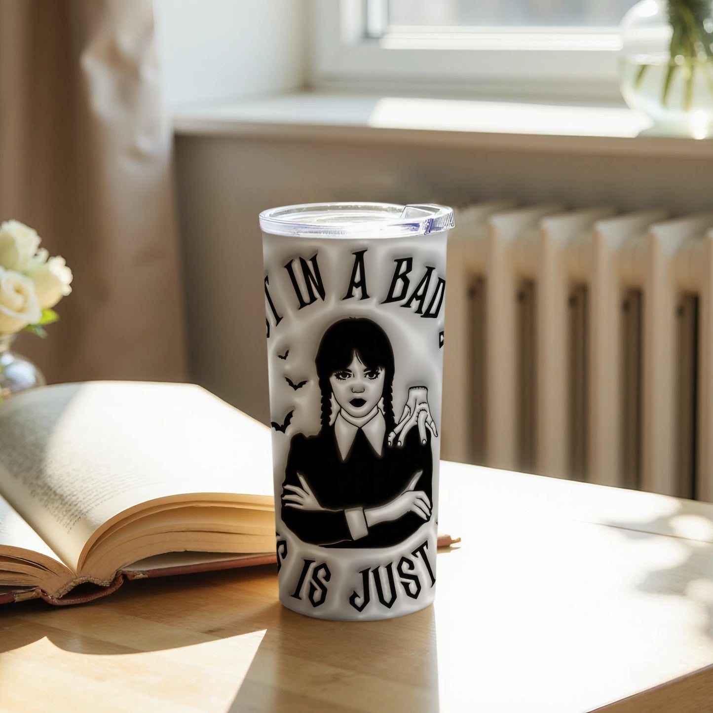 Not in a bad mood just my resting face tumbler