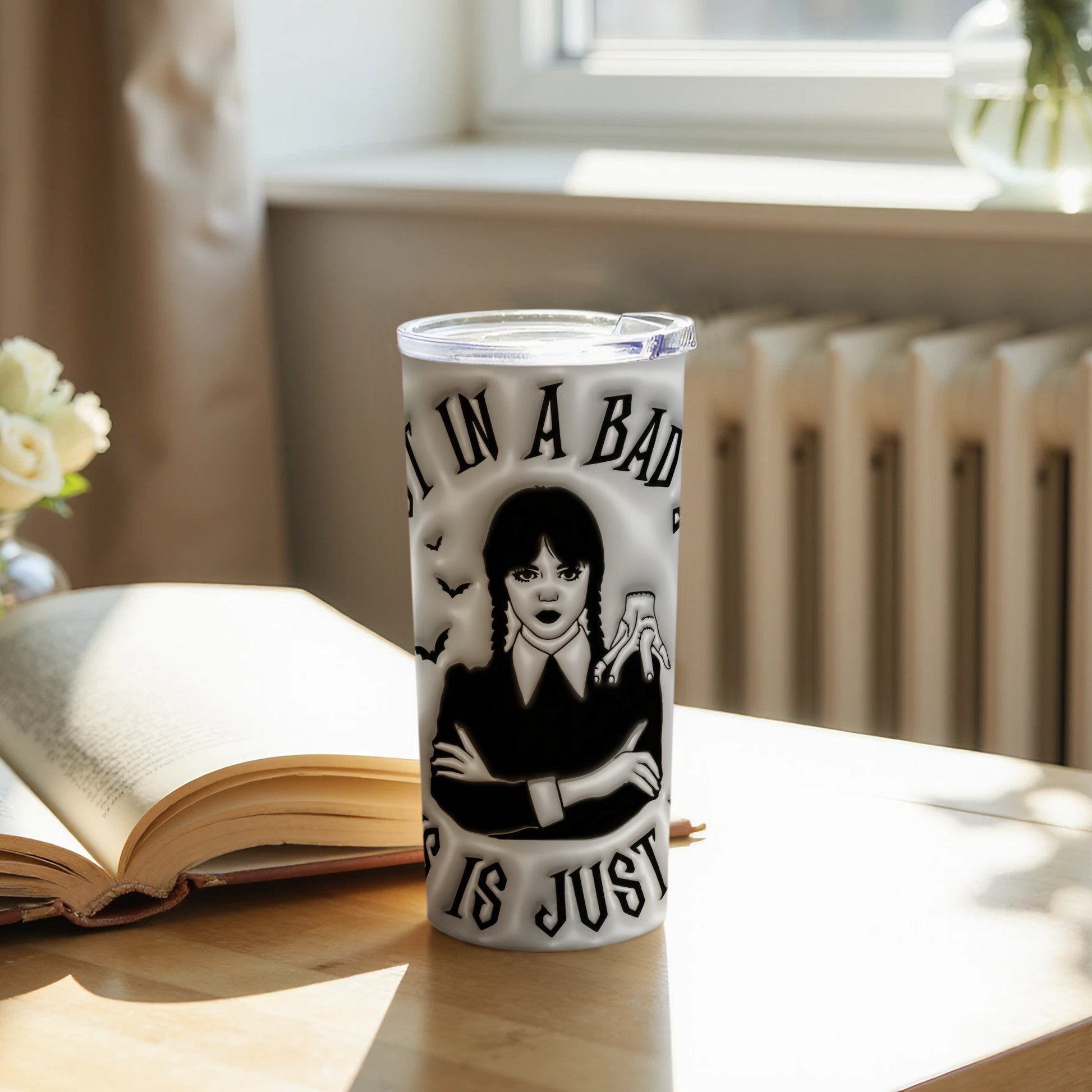 Not in a bad mood just my resting face tumbler
