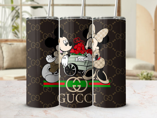 Gucci Mickey and Minnie Mouse Tumbler Stainless Steel