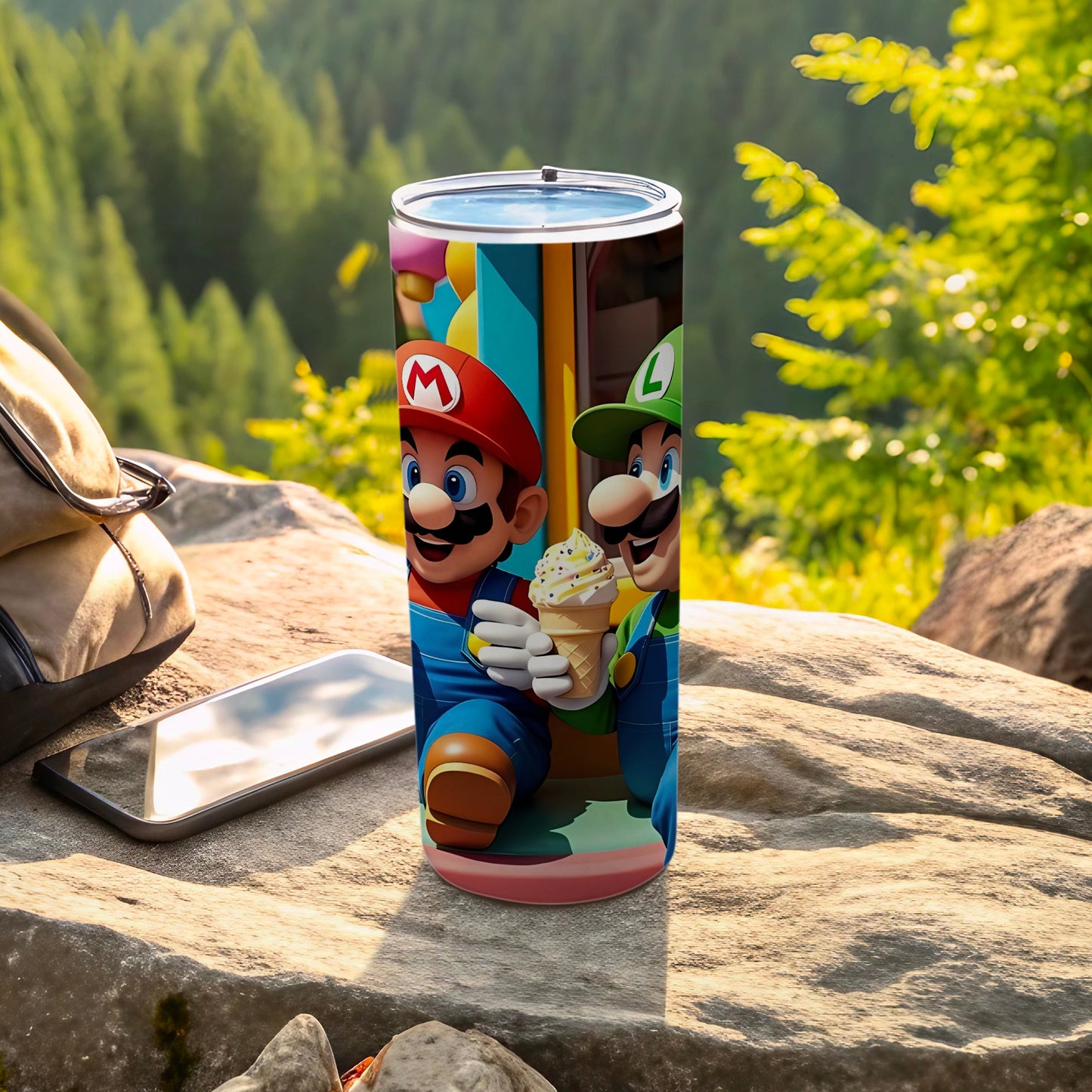 Mario and Luigi Ice Cream Adventure Tumbler Cup