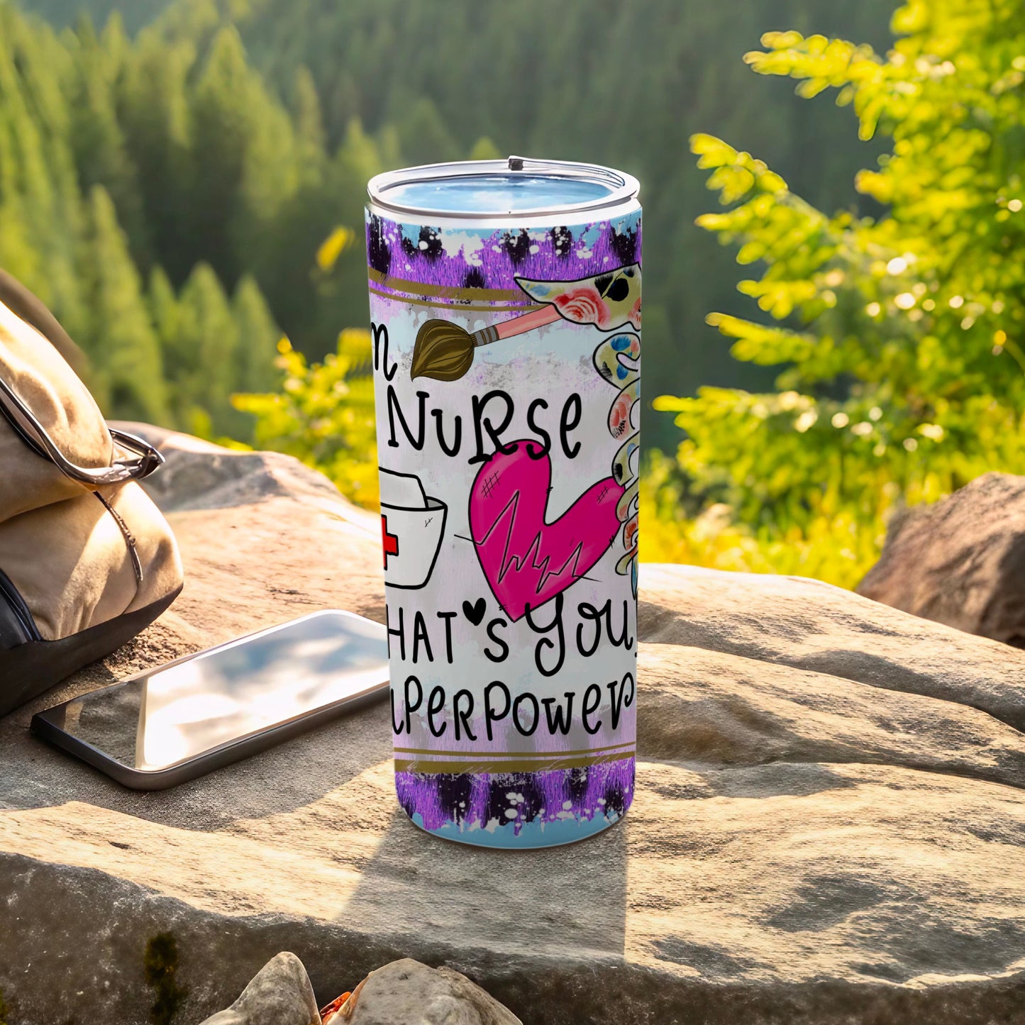 I'm a Nurse WHAT'S YOUR superpower Tumbler product type