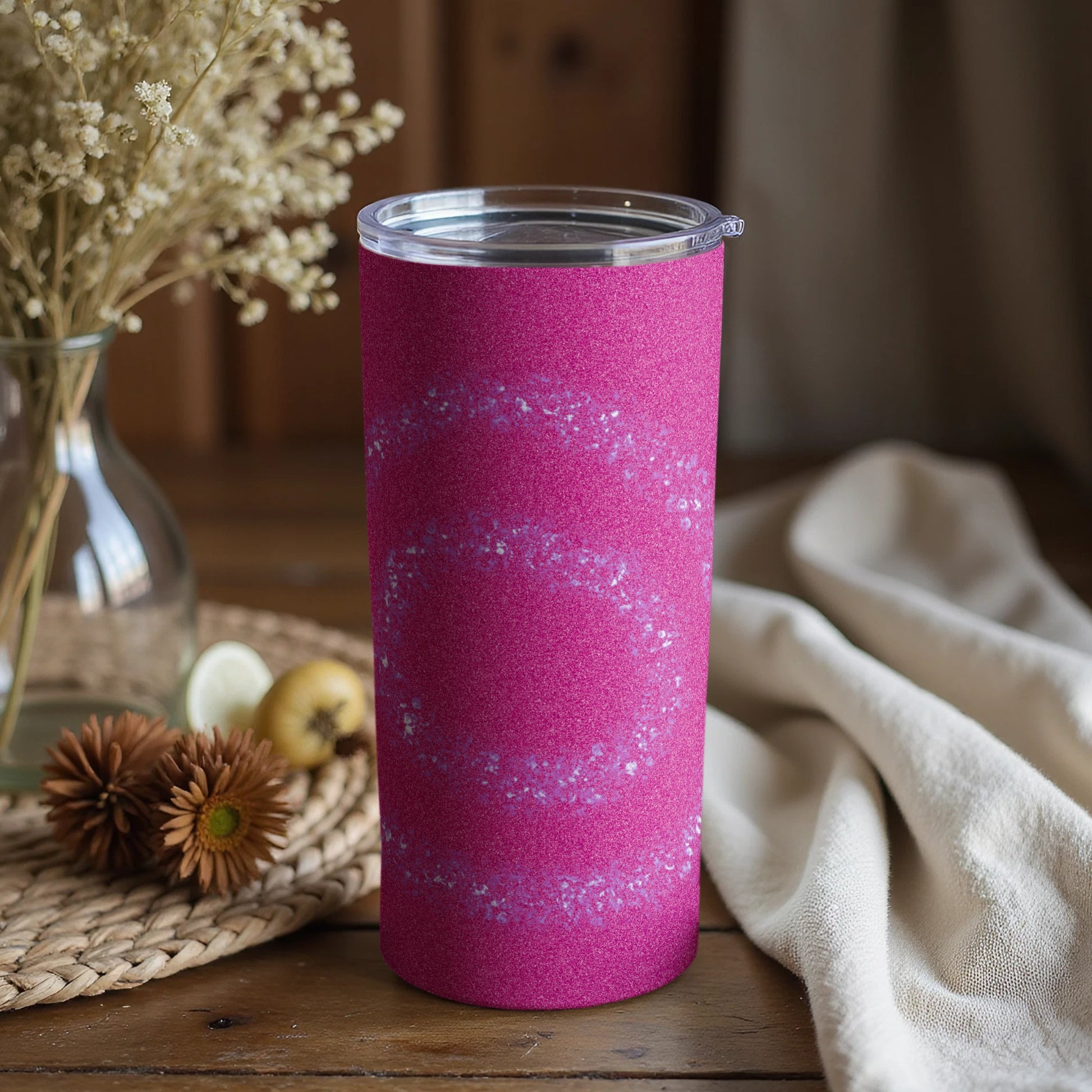 Stylish Pink Insulated Tumbler for Hot and Cold Drinks