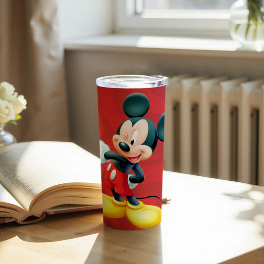 Adorable Mickey Mouse Print Insulated Tumbler Cup