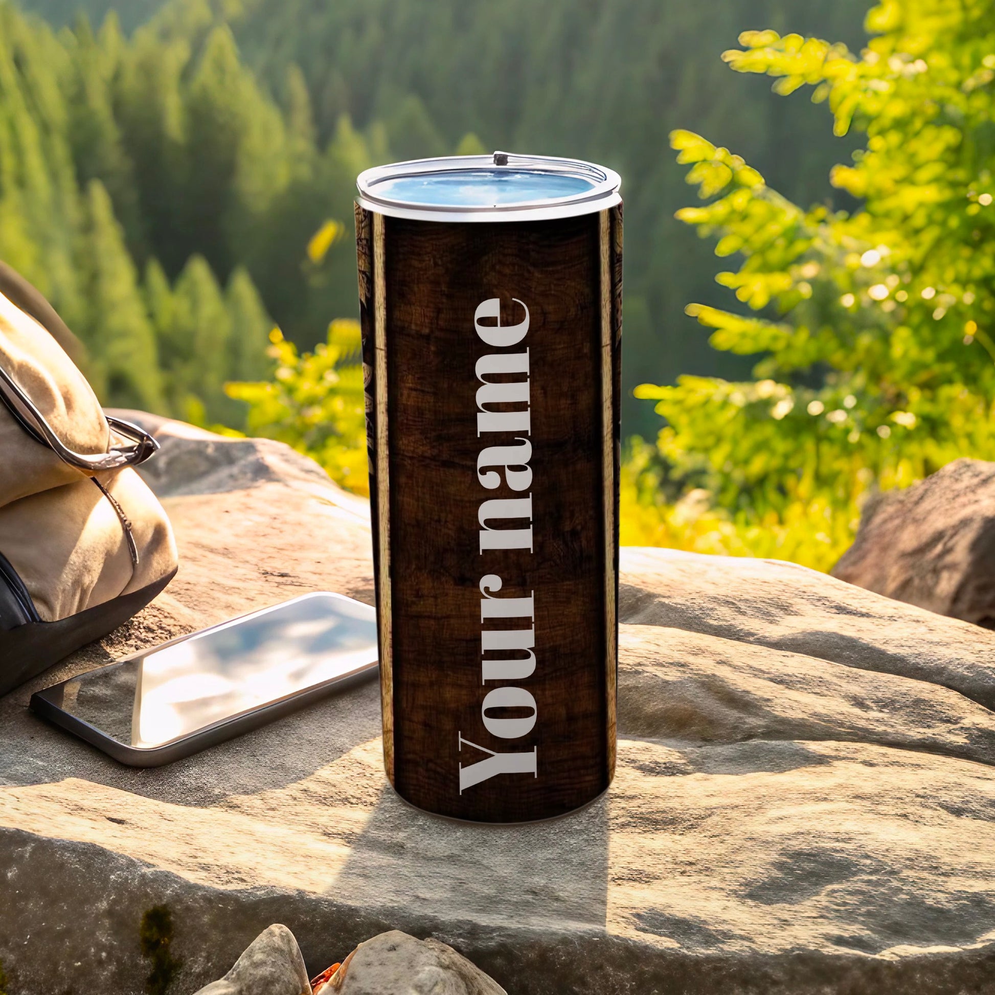 Personalized Your Name Travel Tumbler Custom Design