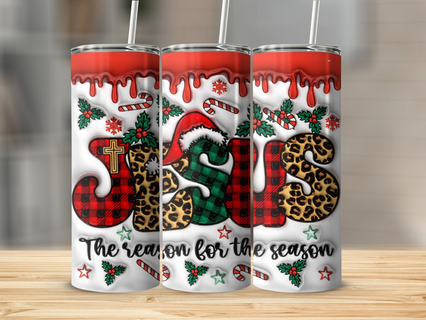 Jesus The Reason For The Season Christmas Tumbler