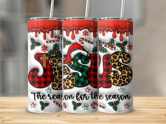 Jesus The Reason For The Season Christmas Tumbler