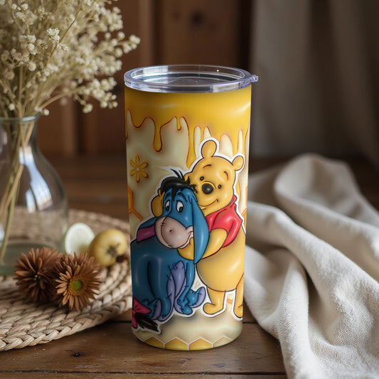 Winnie the Pooh Eeyore Honey Themed Tumbler