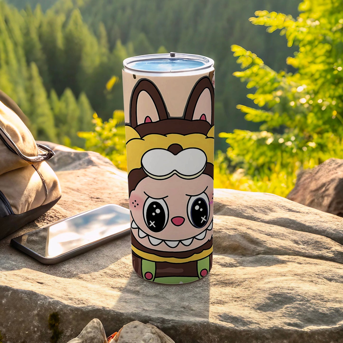 Adorable Cartoon Character Travel Mug Tumbler Cup