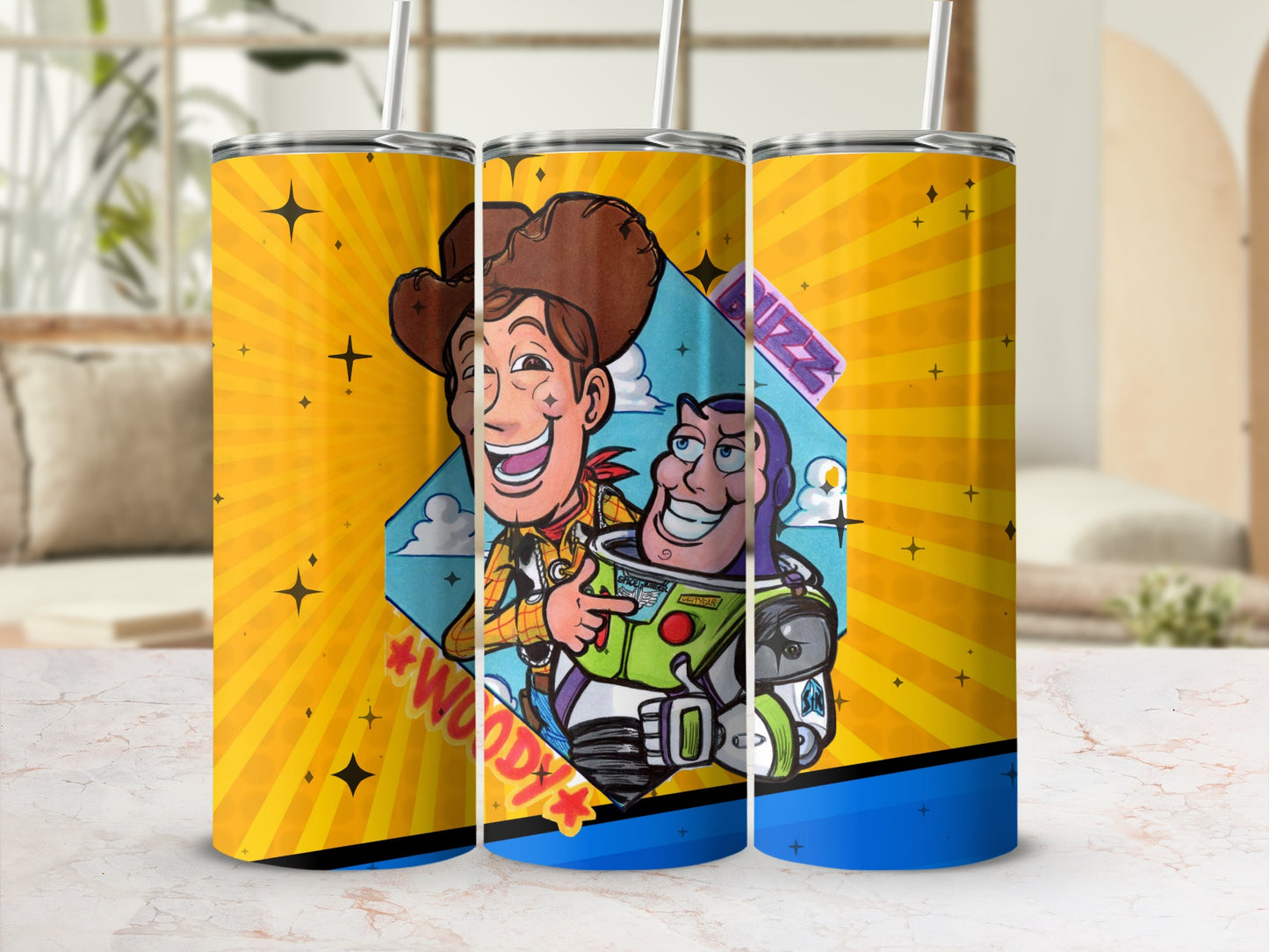 Buzz Lightyear and Woody Adventures Tumbler