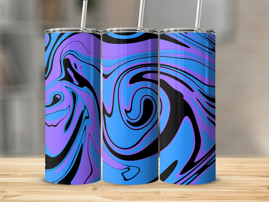 Vibrant Abstract Pattern Insulated Tumbler Cup Product