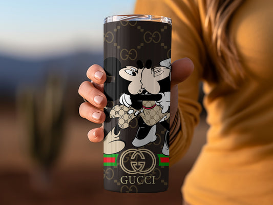 Gucci Mickey Mouse Designer Travel Tumbler Cup