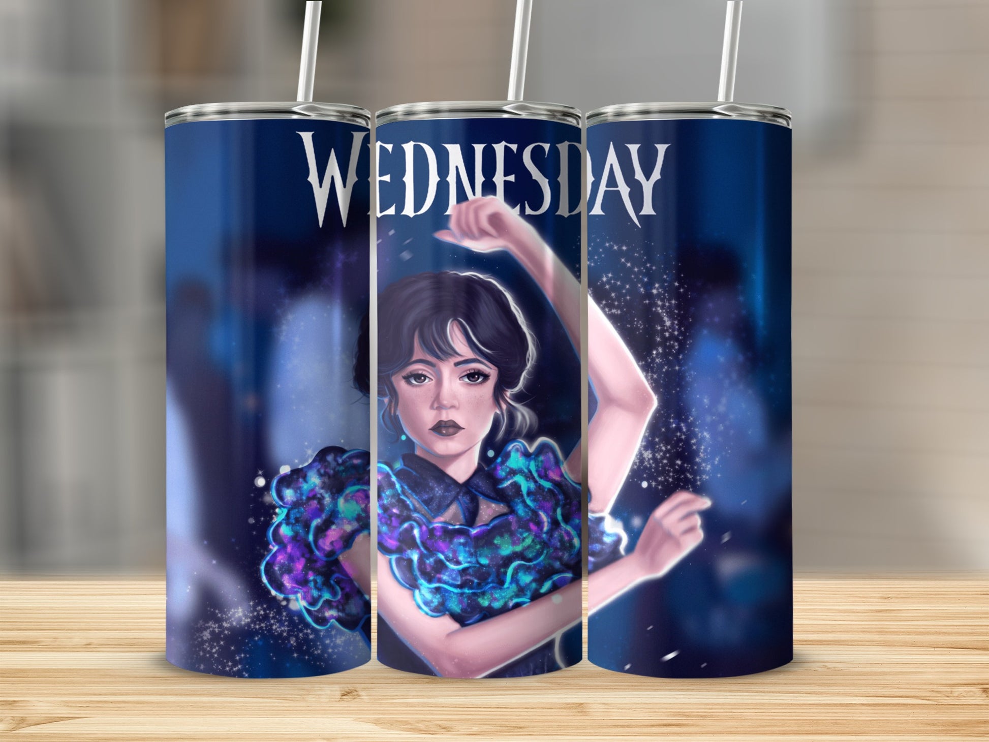 Dark Artistic Girl Illustration Wednesday Product