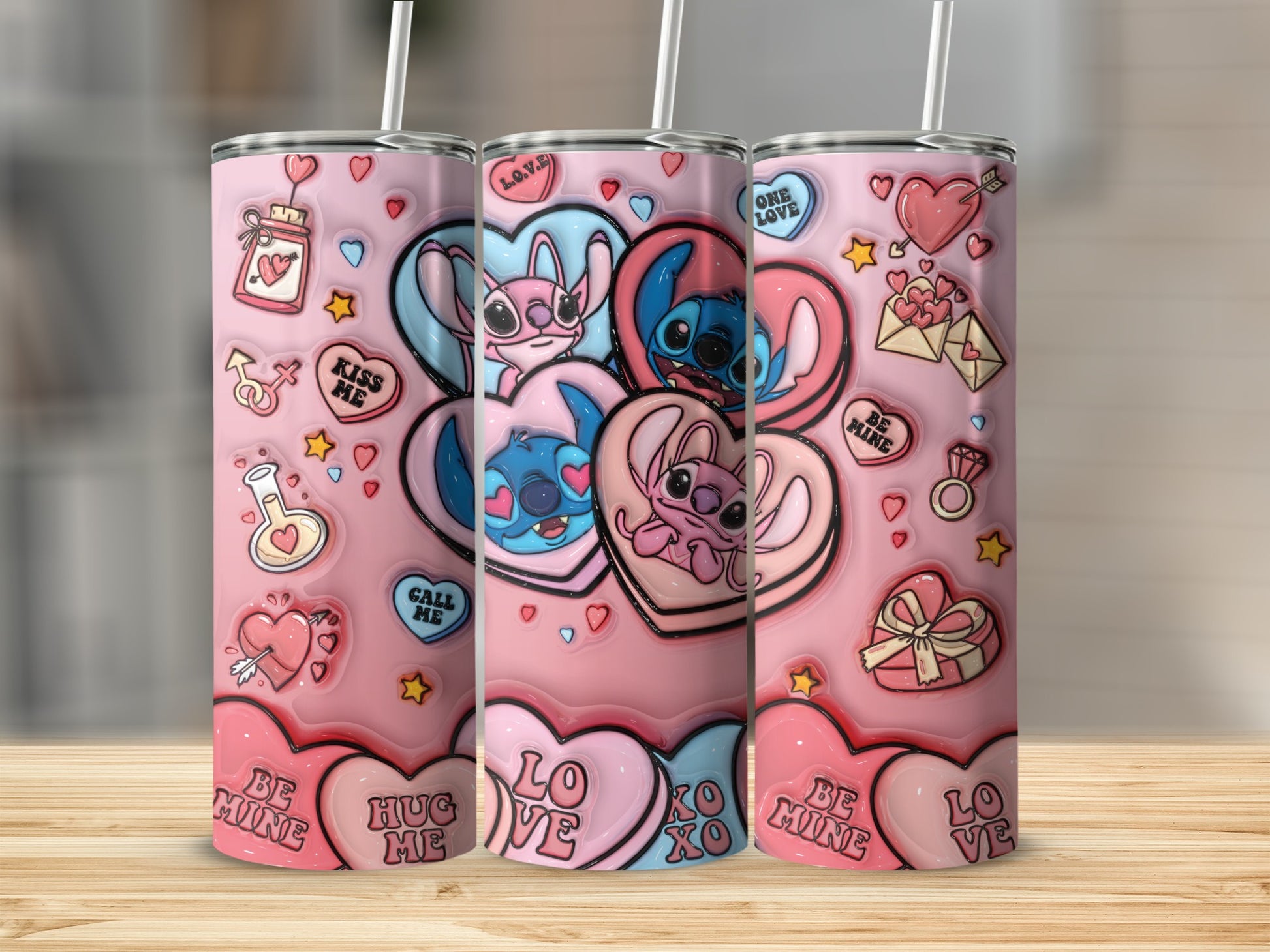 Cute Valentine's Day Cartoon Character Design Tumbler